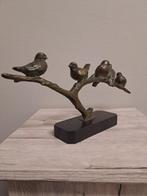 Lucien alliot (1877-1967) - sculptuur, Birds on a branch -