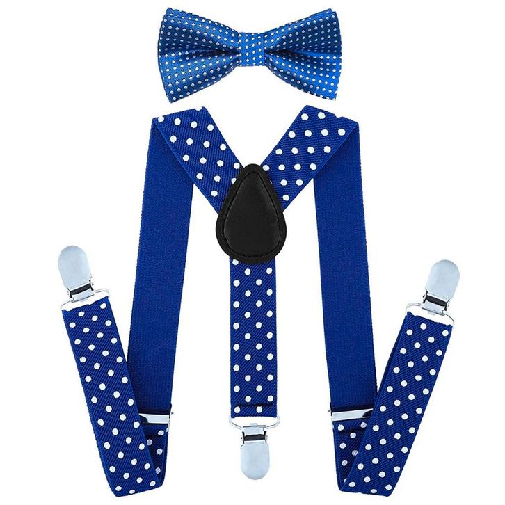 Fako Fashion - Kinder Bretels Met Vlinderstrik - Stippen -, Kinderen en Baby's, Kinderkleding | Overige, Verzenden