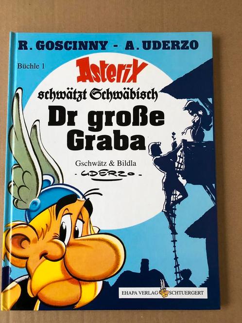 Asterix Duits Dialect (Schwäbisch) Dr große Graba - NIEUW, Verzamelen, Stripfiguren, Boek of Spel, Zo goed als nieuw, Asterix en Obelix