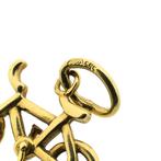 Gouden hanger van een wielrenfiets (Wielren fiets, geelgoud), Overige merken, Goud, Gebruikt, Ophalen of Verzenden