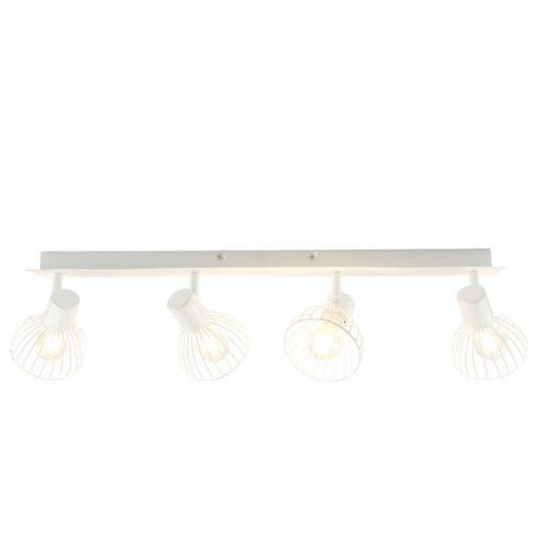 Industriële plafondspot Bram, wit, 4L, Huis en Inrichting, Lampen | Plafondlampen, Nieuw, Ophalen of Verzenden