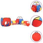 vidaXL Kinderspeeltent 190x264x90 cm meerkleurig, Verzenden, Nieuw