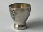 Eierdopje - .950 zilver - verlichting de dolken, Antiek en Kunst