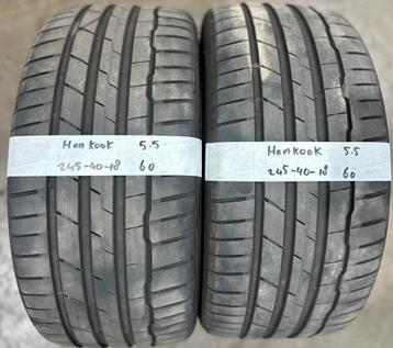 2x245-40-18 Hankook zomer 5.5m €60 per band 245 40 18 beschikbaar voor biedingen