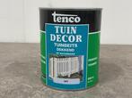 Veiling - 4x Tenco tuindecor tuinbeits dekkend wit 1000ml, Doe-het-zelf en Verbouw, Verf, Beits en Lak, Nieuw