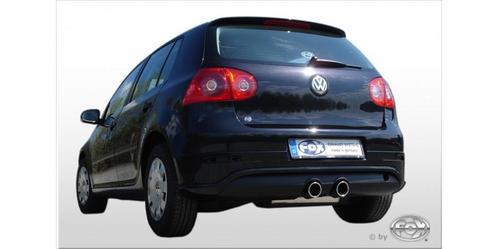 FOX VW Golf V TSI einddemper uitlaat in het midden R32 desig, Auto-onderdelen, Uitlaatsystemen, Nieuw, Verzenden