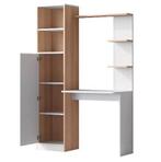 Ruim Werkbureau 123,5×45×168,5 cm – Bureau met Opbergkast en, Huis en Inrichting, Kasten | Computermeubels, Verzenden, Nieuw