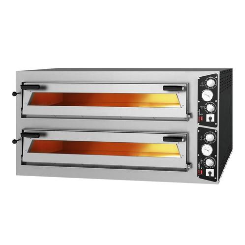 GGM Gastro | Elektrische pizzaoven - 6+6x 35cm (Breedte) - |, Tuin en Terras, Pizzaovens, Nieuw, Verzenden