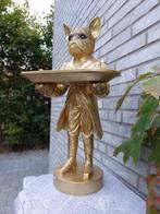 Beeld, french buldog as budhler with plateau - 50 cm -, Antiek en Kunst