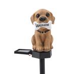 Solar LED Hond - Met schemersensor en prikpen, Ophalen of Verzenden, Nieuw