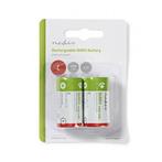 Oplaadbare C HR14 batterij - Nedis - 2 stuks, Verzenden, Nieuw