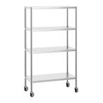 GGM Gastro | RVS opbergrek PREMIUM - 1000x500mm - met 4 |, Verzenden, Nieuw in verpakking