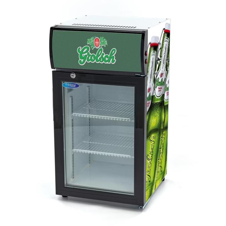 Showroommodel: Grolsch 50 liter 1 deurs koelkast, Zakelijke goederen, Horeca | Overige, Ophalen of Verzenden
