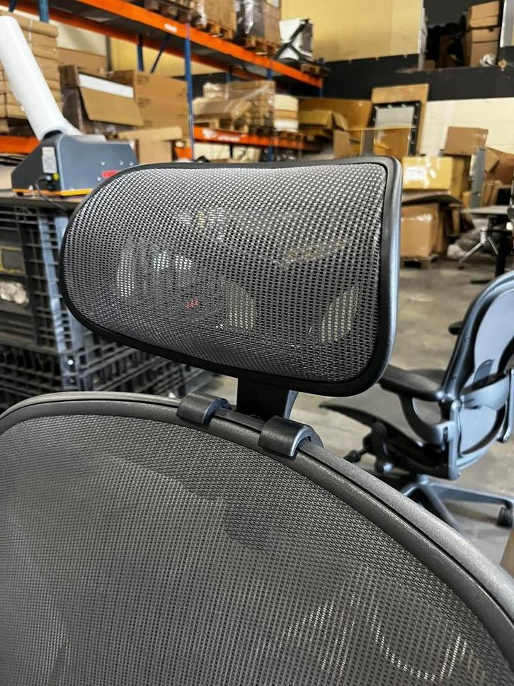 Nieuwe Herman Miller Aeron Hoofdsteun - Remastered Stoel, Huis en Inrichting, Bureaustoelen, Bureaustoel, Zwart, Nieuw, Ergonomisch