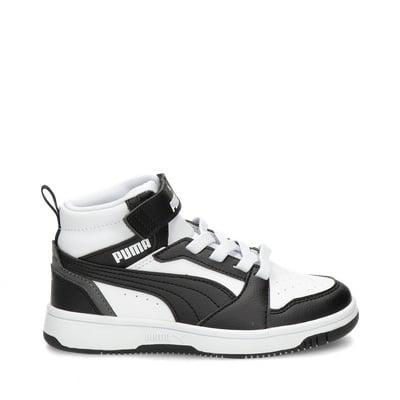Puma Rebound V6 Mid klittenbandschoenen voor jongens, Kleding | Heren, Schoenen, Zwart, Nieuw, Verzenden