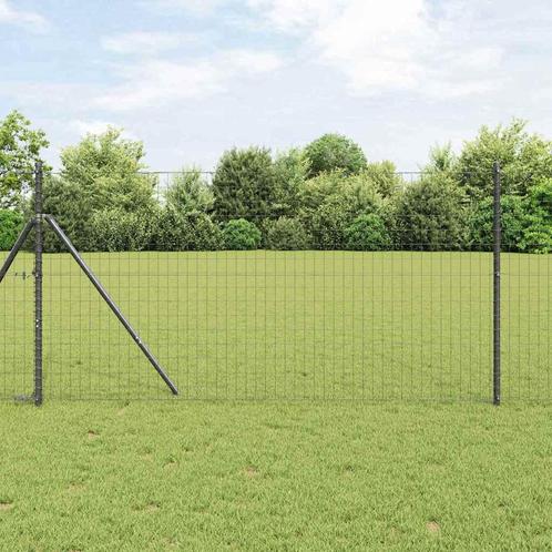 vidaXL Euro Fence met 13 palen, 1,2 x 25 m, van, Tuin en Terras, Schuttingen, Nieuw, IJzer, Verzenden