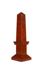 Exclusief - Rode Jaspis Steen - Zeldzame Pietra dura - Tower