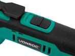2dekans | VONROC Accu Multitool 12V – met schraapmes,, Ophalen of Verzenden, Zo goed als nieuw