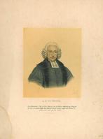 Portrait of Jona Willem te Water, Antiek en Kunst, Kunst | Etsen en Gravures