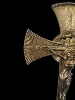 Groot altaar kruisbeeld - 65 cm - Brons - 1850-1900