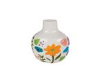Vaas Fleur S keramiek wit multicolo van €4,99 voor €3,99, Ophalen of Verzenden, Nieuw