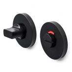 Deurbeslag | Wc-sluiting | Impresso (Aluminium, Zwart), Verzenden, Nieuw