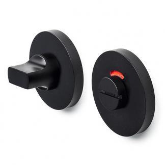 Deurbeslag | Wc-sluiting | Impresso (Aluminium, Zwart), Doe-het-zelf en Verbouw, Hang- en Sluitwerk, Nieuw, Verzenden