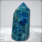 Natuurlijke hemelsblauwe apatiet Obelisk- 338.99 g, Verzamelen, Mineralen en Fossielen