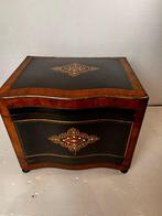 Drankkast - Geverfd zwart paurier - Rozenhout - Parelmoer, Antiek en Kunst