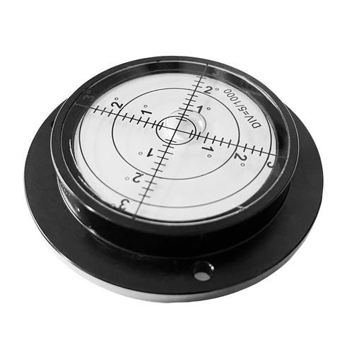 Grote ronde waterpas in aluminium behuizing (80x62x15 mm, z, Doe-het-zelf en Verbouw, Gereedschap | Handgereedschap, Nieuw, Ophalen of Verzenden