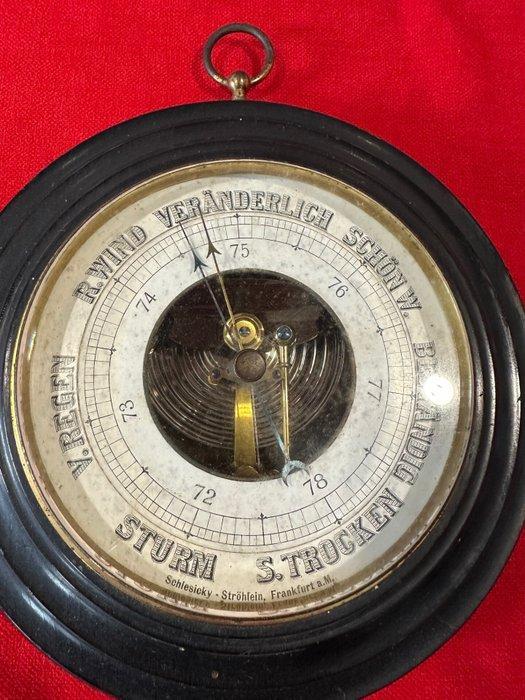 Barometer - Hout, IJzer, Messing - Schlesicky-Ströhlein Fran, Antiek en Kunst, Antiek | Overige Antiek