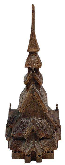 Henning - Henning Engelsen - Beeldje, Staafkerk in Borgund,, Antiek en Kunst, Curiosa en Brocante