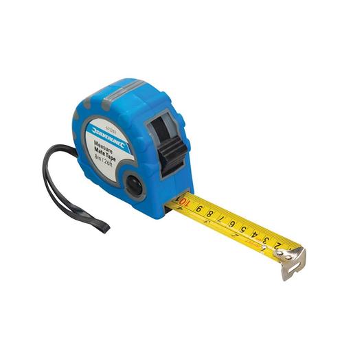Silverline Rolmaat - Meetlint - Automatische oprolfunctie..., Doe-het-zelf en Verbouw, Gereedschap | Handgereedschap, Nieuw, Ophalen of Verzenden