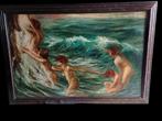Pre-Raphaelite School (XIX) - Nereids, Antiek en Kunst