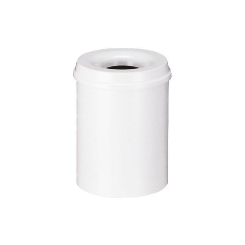 Vlamdovende papierbak 15 ltr - Wit, Huis en Inrichting, Woonaccessoires | Prullenbakken, Nieuw, Verzenden