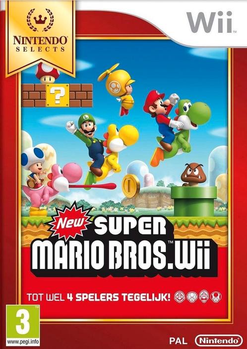 New Super Mario Bros. Wii, Spelcomputers en Games, Games | Nintendo Wii, Zo goed als nieuw, Verzenden