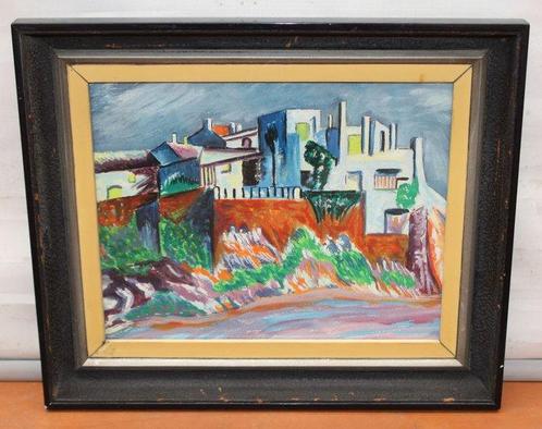 Ferran Callicó Botella (1902–1968) - Paisaje de barrio, Antiek en Kunst, Kunst | Schilderijen | Klassiek