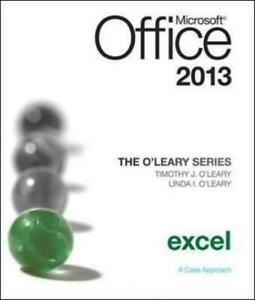 The OLeary series: Microsoft Office Excel 2013: a case, Boeken, Taal | Engels, Gelezen, Verzenden