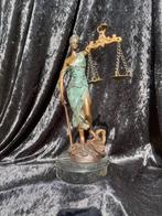 Lady Justice - 23 cm - Figuur - Gepatineerd brons