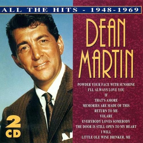 cd - Dean Martin - All The Hits 1948-1969, Cd's en Dvd's, Cd's | Overige Cd's, Zo goed als nieuw, Verzenden