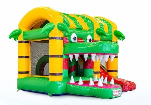 Avontuurlijke Croco Springkussen te Huur - Amstedam en omg., Kinderen en Baby's, Speelgoed | Buiten | Springkussens, Nieuw, Ophalen of Verzenden