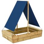 vidaXL Zandbak met dak 80x60x97,5 cm geïmpregneerd, Kinderen en Baby's, Speelgoed | Buiten | Zandbakken, Verzenden, Nieuw