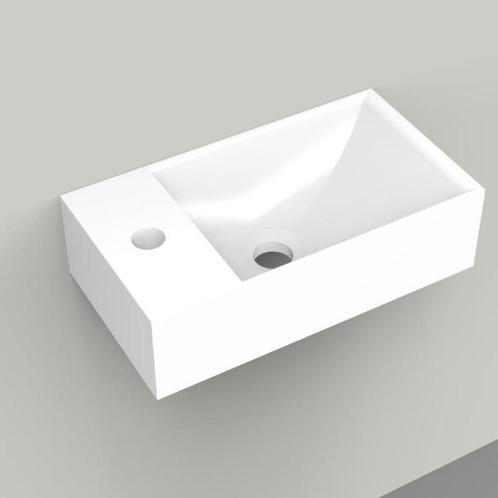 Fontein Arcqua Marble Free 40x22x12 cm Kraangat Links, Doe-het-zelf en Verbouw, Sanitair, Overige typen, Nieuw, Ophalen of Verzenden