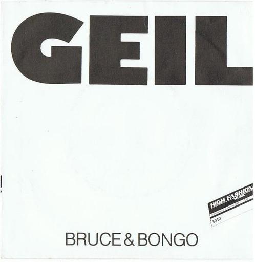 Single - Bruce &amp; Bongo - Geil, Cd's en Dvd's, Vinyl | Pop, Verzenden