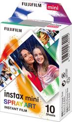 Fujifilm Instax Mini Film - Spray Art - 10 Stuks (Nieuw), Audio, Tv en Foto, Fotocamera's Digitaal, Verzenden, Nieuw
