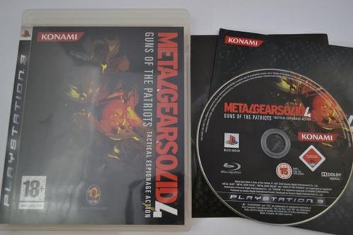 Metal Gear Solid 4 - Guns of the Patriots (PS3), Spelcomputers en Games, Games | Sony PlayStation 3, 1 speler, Zo goed als nieuw