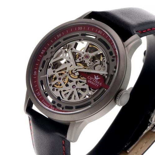 OPTIMA - SKELETON Automatic Swiss watch - OSA475SK-SL-5 -, Sieraden, Tassen en Uiterlijk, Horloges | Heren