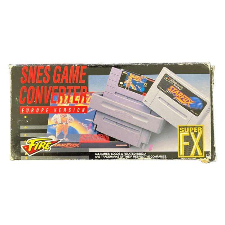 Fire Game Converter Super FX Europa Versie, Spelcomputers en Games, Spelcomputers | Nintendo Consoles | Accessoires, Zo goed als nieuw