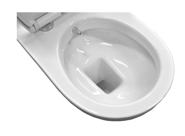 Sanicare wandcloset met geïntegreerde bidetspoeler en Rondo, Doe-het-zelf en Verbouw, Sanitair, Nieuw, Verzenden