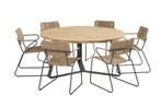 Taste by 4 Seasons Swing dining set naturel met Basso tafel, Ophalen of Verzenden, Nieuw